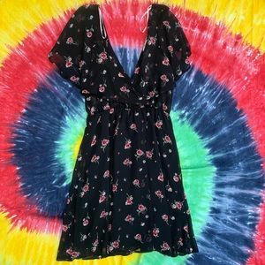 Black Floral Dress